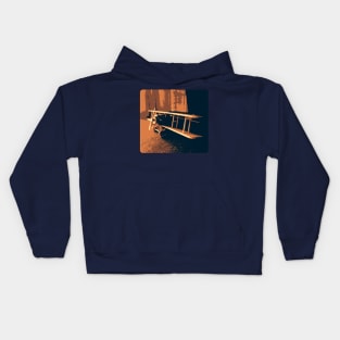 Biplane Fighter Plane Kids Hoodie